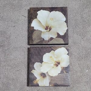 Floral Canvas Wall Art Set